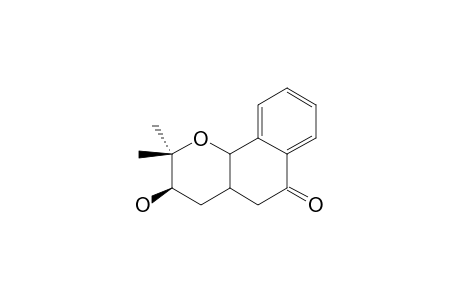 6-Oxo-3,4,4a,5-tetrahydro-3-hydroxy-2,2-dimethylnaphtho[1,2]pyran