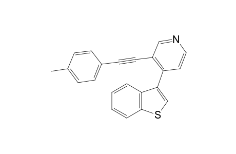 4-(Benzo[b]thien-3-yl)-3-(p-tolylethynyl)pyridine