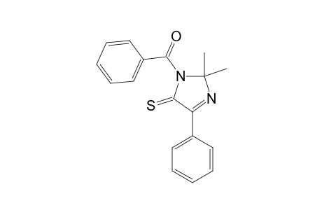 1-benzoyl-2,2-dimethyl-4-phenyl-3-imidazoline-5-thione