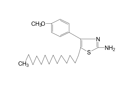 2-amino-4-(p-methoxyphenyl)-5-tetradecylthiazole