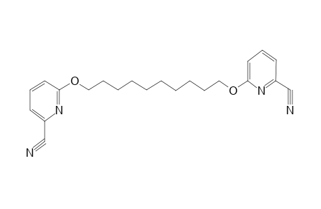 6,6'-(decamethylenedioxy)dipicolinonitrile