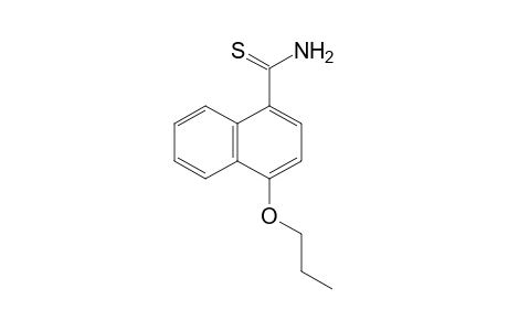 4-propoxythio-1-naphthamide