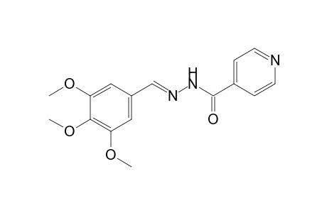 isonicotinic acid, (3,4,5-trimethoxybenzylidene)hydrazide