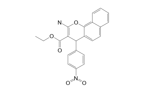 2-AMINO-3-ETHOXYCARBONYL-4-(PARA-NITROPHENYL)-4H-NAPHTHO-[1.2-B]-PYRAN