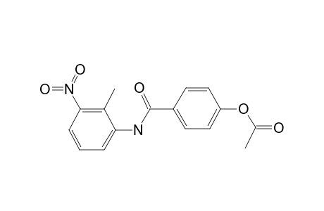 4-[(2-Methyl-3-nitroanilino)carbonyl]phenyl acetate