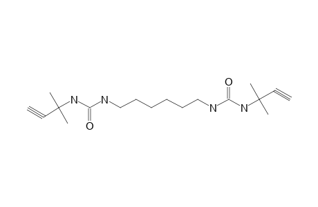 1,1'-hexamethylenebis[3-(1,1-dimethyl-2-propynyl)urea]