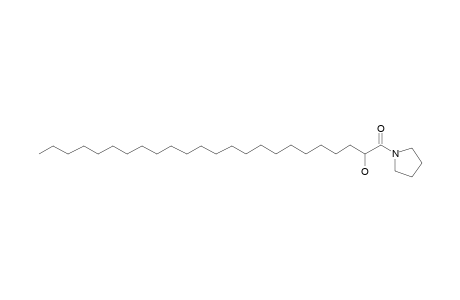 2-Hydroxy-tetracosanoic acid, pyrrolidide