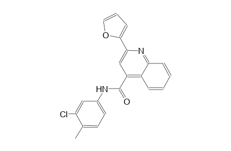 N-(3-chloro-4-methylphenyl)-2-(2-furyl)-4-quinolinecarboxamide