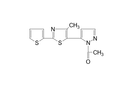 1-acetyl-5-[4-methyl-2-(2-thienyl)-5-thiazolyl]pyrazole