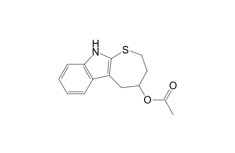 2H-Thiepino[2,3-b]indol-4-ol, 3,4,5,10-tetrahydro-, acetate (ester)