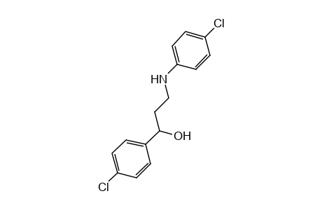 p-chloro-alpha-[2-(p-chloroanilino)ethyl]benzyl alcohol