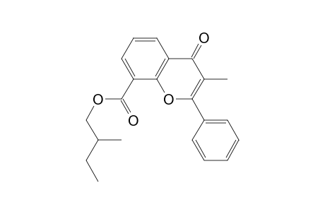 8-Carboxy-3-methylflavone, 2-methylbutyl ester