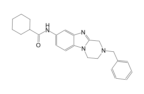 N-(2-benzyl-1,2,3,4-tetrahydropyrazino[1,2-a]benzimidazol-8-yl)cyclohexanecarboxamide