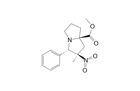 (2R,3S,8R)-2-methyl-2-nitro-3-phenyl-pyrrolizidine-8-carboxylic acid methyl ester