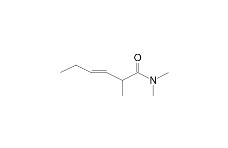 3-Hexenamide, N,N,2-trimethyl-, (E)-(.+-.)-