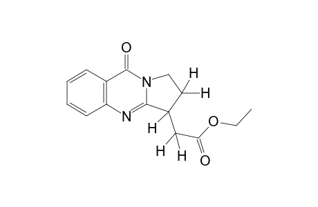 9-oxo-1,2,3,9-tetrahydropyrrolo[2,1-b]quinazoline-3-acetic acid, ethyl ester