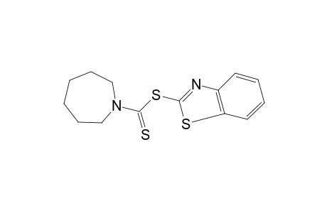 hexahydro-1H-azepine-1-carbodithioic acid, ester with 2-benzothiazolethiol
