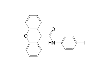 N-(4-iodophenyl)-9H-xanthene-9-carboxamide