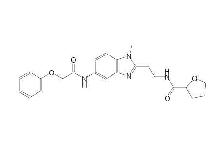 2-furancarboxamide, tetrahydro-N-[2-[1-methyl-5-[(2-phenoxyacetyl)amino]-1H-benzimidazol-2-yl]ethyl]-