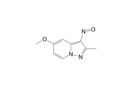 5-Methoxy-2-methyl-3-nitrosopyrazolo[1,5-a]pyridine