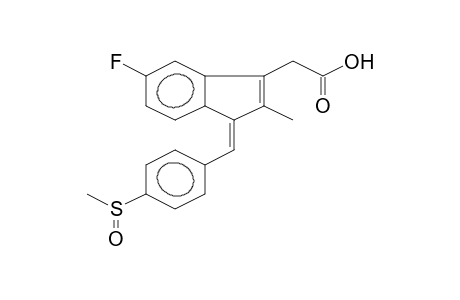 (Z)-5-FLUORO-2-METHYL-1-[[PARA-(METHYLSULFINYL)-PHENYL]-METHYLENE]-1H-INDENE-3-ACETIC-ACID;SULINDAC