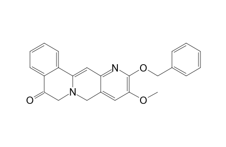 11-benzyloxy-10-methoxy-7,8-dihydro-5H-benzo[a]pyrido[3,2-g]quinolizin-5-one