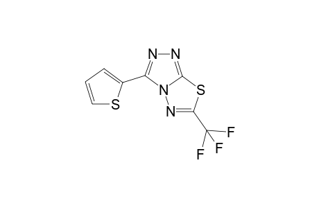 [1,2,4]Triazolo[3,4-b][1,3,4]thiadiazole, 3-(2-thienyl)-6-(trifluoromethyl)-