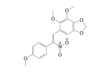 4,5-Dimethoxy-6-[2-(4-methoxyphenyl)-2-nitrovinyl]benzo[d][1,3]dioxole