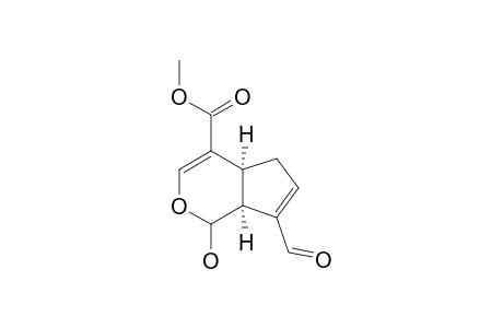 Methyl (4aS,7aS)-7-formyl-1-hydroxy-1,4a,5,7a-tetrahydrocyclopenta[c]pyran-4-carboxylate