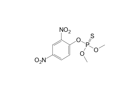 phosphorothioic acid, O,O-dimethyl O-2,4-dinitrophenyl ester