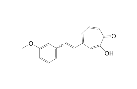 2-hydroxy-4-(m-methoxystyryl)-2,4,6-cycloheptatrien-1-one