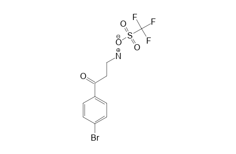 3-Amino-1-(4-bromophenyl)-propan-1-one-trifluoromethylsulfonate