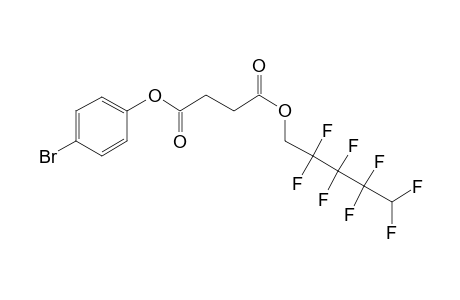 Succinic acid, 2,2,3,3,4,4,5,5-octafluoropentyl 4-bromophenyl ester