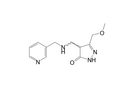 3-(methoxymethyl)-4-{{[(3-pyridyl)methyl]amino}methylene}-2-pyrazolin-5-one