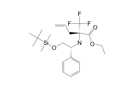 (R,S)-ETHYL-(2S)-2-[(1R)-2-TERT.-BUTYLDIMETHYLSILYLOXY-1-PHENYLETHYLAMINO]-2-TRIFLUOROMETHYLPENT-4-ENOATE