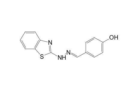 p-hydroxybenzenzaldehyde, (2-benzothiazolyl)hydrazone