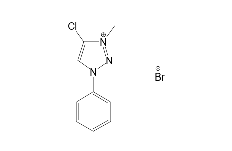 4-CHLORO-3-METHYL-1-PHENYL-1H-1,2,3-TRIAZOLIUM BROMIDE