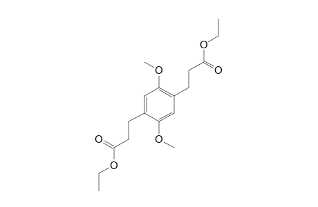 2,5-dimethoxy-p-benzenedipropionic acid, diethyl ester