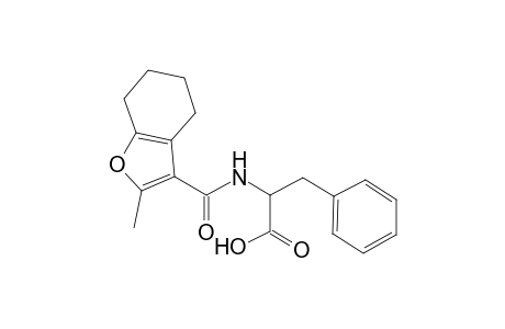 Propionic acid, 2-[(2-methyl-4,5,6,7-tetrahydrobenzofuran-3-carbonyl)amino]-3-phenyl-