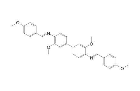 N,N'-bis(p-Methoxybenzylidene)-3,3'-dimethoxybenzidine