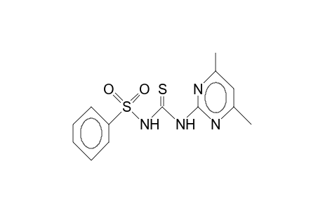 1-(4,6-Dimethyl-2-pyrimidinyl)-3-phenylsulfonyl thiourea