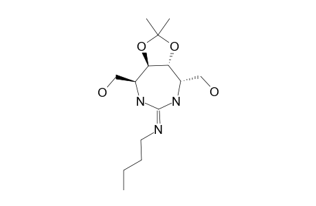 (4S,5R,6R,7S)-5,6-DIHYDROXY-4,7-DIHYDROXYMETHYL-5,6-O-METHYLETHYLIDENE-2-(N-BUTYL)-IMINO-1,3-DIAZEPANE