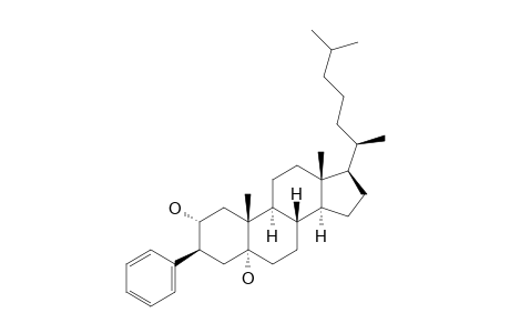 (2R,3S,5R,8S,9S,10R,13R,14S,17R)-10,13-dimethyl-17-[(2R)-6-methylheptan-2-yl]-3-phenyl-1,2,3,4,6,7,8,9,11,12,14,15,16,17-tetradecahydrocyclopenta[a]phenanthrene-2,5-diol