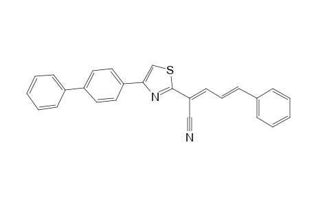 2-(4-Biphenyl-4-yl-thiazol-2-yl)-5-phenylpentanenitrile