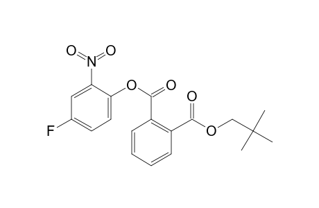 Phthalic acid, 4-fluoro-2-nitrophenyl neopentyl ester