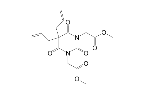 5,5-diallylhexahydro-2,4,6-trioxo-1,3(2H,4H)pyrimidineacetic acid, dimethyl ester