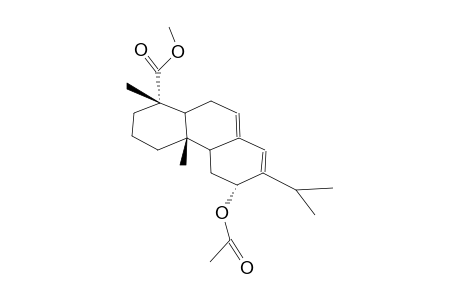 METHYL 9-ACETOXY-7,13-DIENE-18-DEHYDROABIETATE