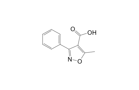 5-methyl-3-phenyl-4-isoxazolecarboxylic acid