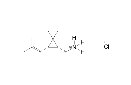 (1R,3S)-2,2-Dimethyl-3-(2-methyl-1-propenyl)cyclopropylmethylamine hydrochloride