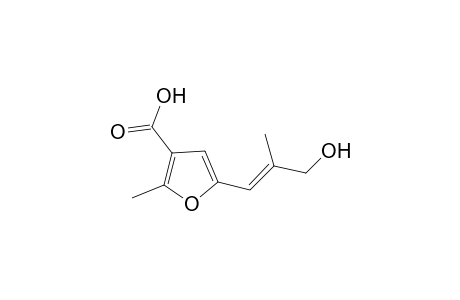 5-[(1E)-3-hydroxy-2-methyl-1-propenyl]-2-methyl-3-furoic acid